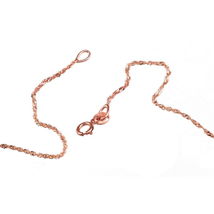 Itāļu sarkanā zelta 585° ķēdīte „Singapūra VI“