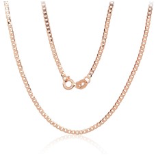 Itāļu sarkanā zelta 585° ķēdīte „Cartier II“