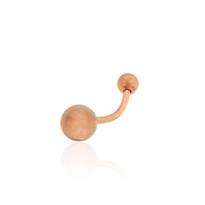 14K Red Gold Belly Piercing “Mollie”
