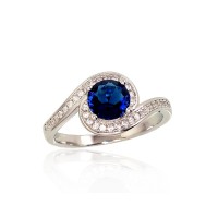 925 Sterling Silver Cubic Zirconia Ring “Comet II”