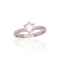 925 Sterling Silver Cubic Zirconia Ring “Juno III”