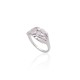 Серебряное кольцо 925 пробы с цирконами «Луиза IV»