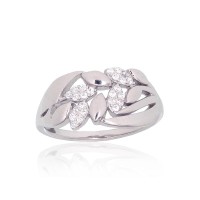 925 Sterling Silver Cubic Zirconia Ring “Louise IV”