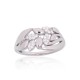 Серебряное кольцо 925 пробы с цирконами «Луиза IV»