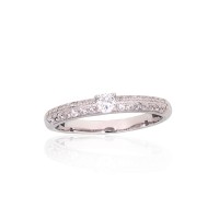 925 Sterling Silver Cubic Zirconia Ring “Tokyo IV”
