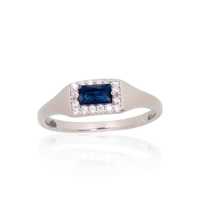 925 Sterling Silver Cubic Zirconia Ring “Barbara”