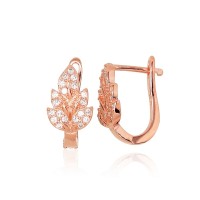 925 Sterling Silver Cubic Zirconia Earrings “Twilight Whisper”