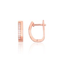 925 Sterling Silver Cubic Zirconia Earrings “Camille VII”