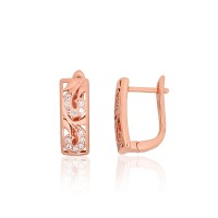 925 Sterling Silver Cubic Zirconia Earrings “Camille II”