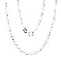 Italian 925 Sterling Silver Chain “Figaro IV”