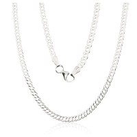 Italian 925 Sterling Silver Chain “Rombo”