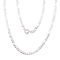 Italian 925 Sterling Silver Chain “Figaro V”