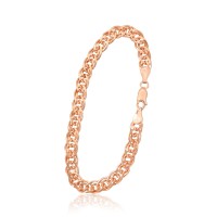 Italian 925 Sterling Silver Chain Bracelet “Mona Lisa X”