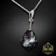 Sudraba kulons „Baroque IV (Silver Night)“ ar Swarovski® kristāliem
